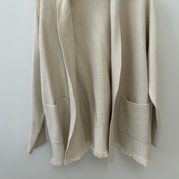 dkr Sweaters - Chic Beige Open Front Cardigan